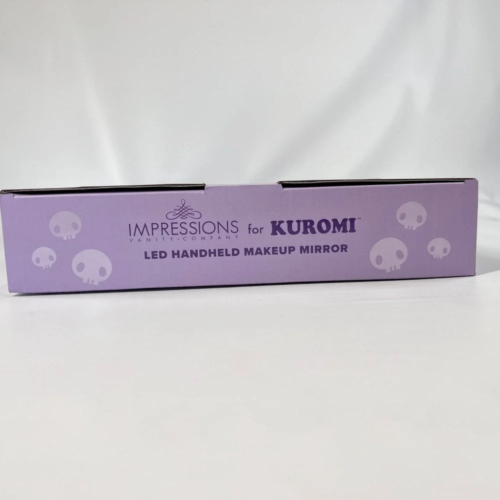 Impressions Vanity Kuromi LED Handheld‎ Makeup Mirror USB Rechargeable NEW
